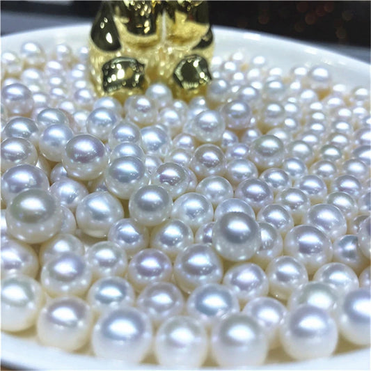 Wholesale China Breeding Latest 4-4.5mm  White/pink/purple Color Freshwater Pearl  Bulk 4a Round Natural Freshwater Pearls