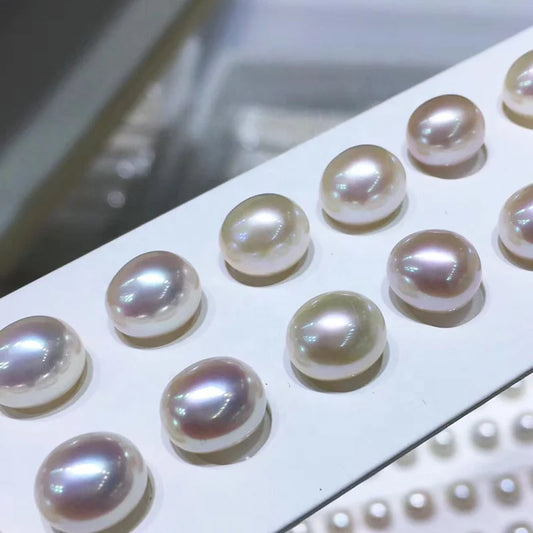Wholesale Price Loose Pearl 3A Quality Natural Freshwater Drop Pearl for Jewelry Making Rice Pearl High Luster Drilled Hole
