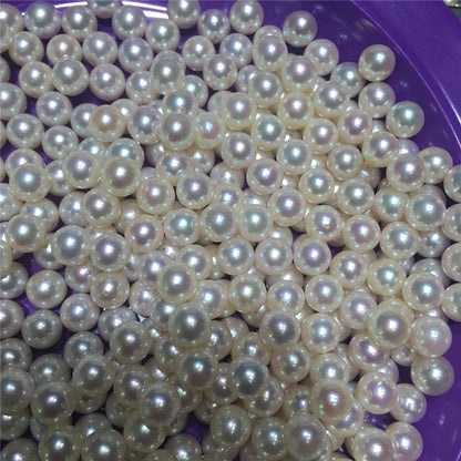 Wholesale High Luster Natural FreshWater Pearl Round Pearl 5.5-6mm Loose Pearls for Making Jewelry