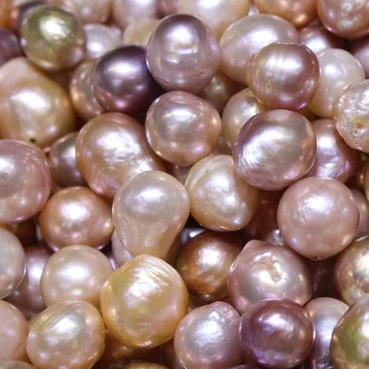 Irregular Shape Large Pearls Wholesale Nucleated Big Baroque Freshwater Pearl Low Price for Jewelry Making