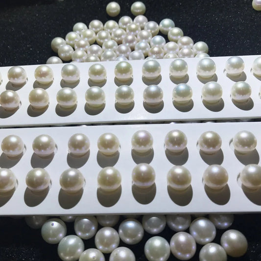 Wholesale Small Size 2-11.5 mm Natural Round Pearls 3a High Luster Loose Natural Freshwater Pearl Beads for Necklace
