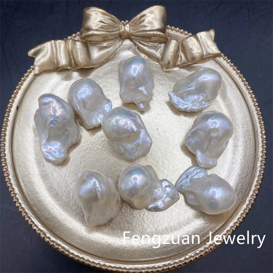 Most Popular 1A Loose Baroque Pearl Size 13-15mm White Color Special Discount Price Baroque Pearl