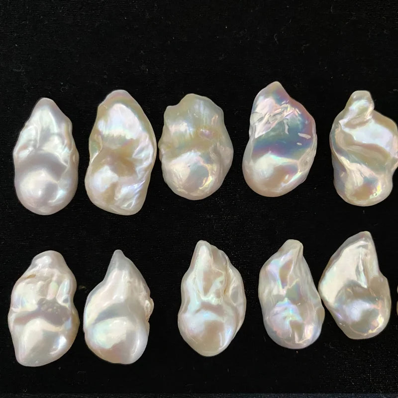 2024 China Wholesale Cheap 3A 2A NO Hole Baroque Pearl Unique Pearl 4A Natural Freshwater Pearl Nucleated Irregular Shape Price