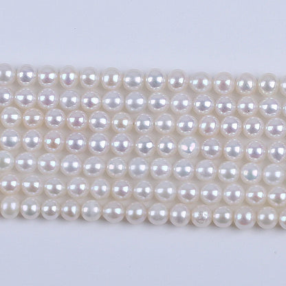 2.5-6mm AAA Grade White Color Round Pearl Natural Freshwater Pearl for Jewelry Making