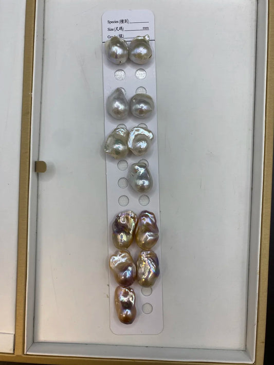 Hot Sale Full Hole Baroque Pearl 2A 13-16mm Natural Freshwater Loose Pearls for Jewelry Making