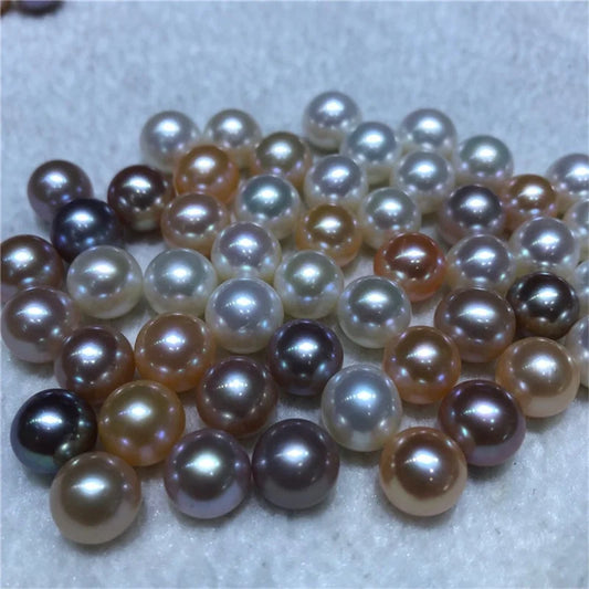 Zhuji 3A Natural Loose Round Shape Edison Pearls 10mm- 13mm Good Quality White/pink/purple Color Freshwater Pearls for Jewelry