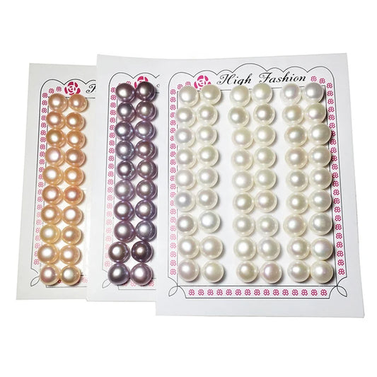 Zhuji Supplier Button Shape Freshwater Pearl for Jewelry Making Cultured Natural Loose Fresh Water Pearl Beads