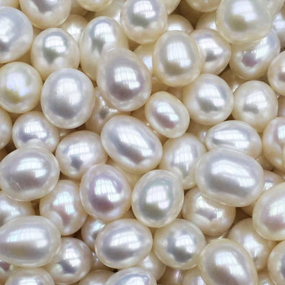 Factory Price AAA Grade 5-11mm Drop Pearls High Quality Natural Rice Freshwater Loose Pearls Beads
