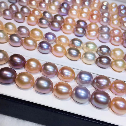 3-10mm Rice Shape Natural Freshwater Pearl 3a Grade High Quality Loose Drop Pearls for Jewelry Making