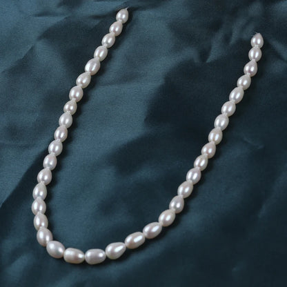 8-9mm AAAA TOP QUALITY Natural Rice Shape Freshwater Pearl Beads for Jewelry Making
