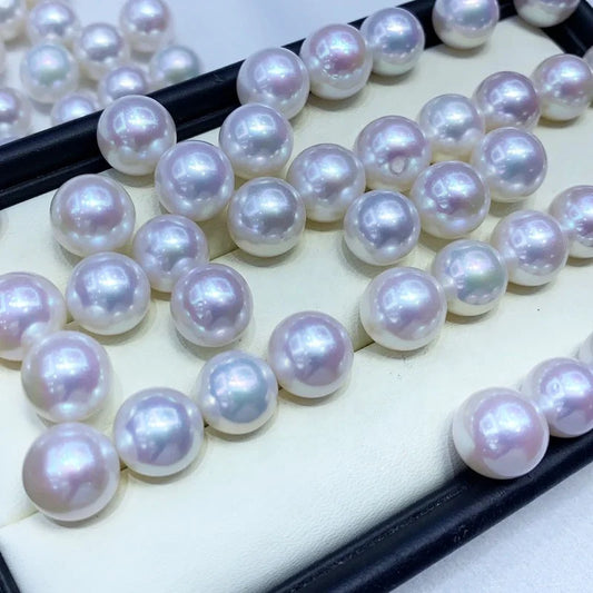 Manufacturer Direct Selling 1A Loose Natural Freshwater Pearl 10-14mm Round White Pink Purple Edison Pearl Beads