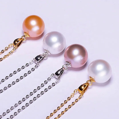 Wholesale Natural Pearls Beads 3a High Quality Zhuji Cultured Freshwater Pearl Loose Beads 7-7.5mm Round Pearl for Pendant