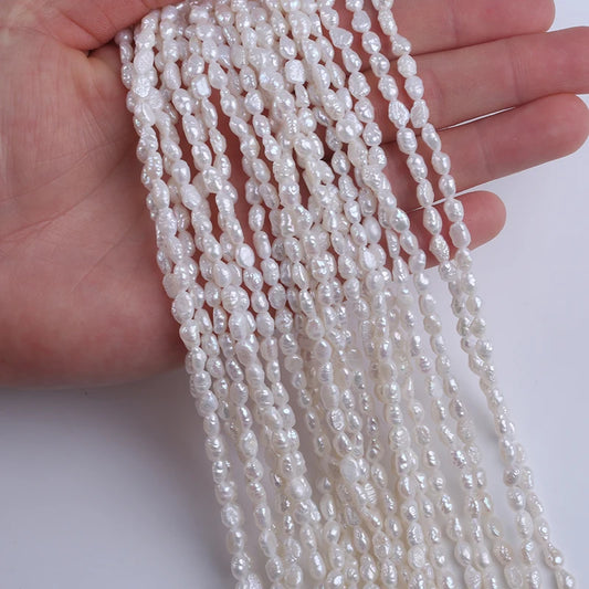 4-5mm Wholesale Freshwater Keshi Baroque Natural Pearl Beads for Jewelry Making