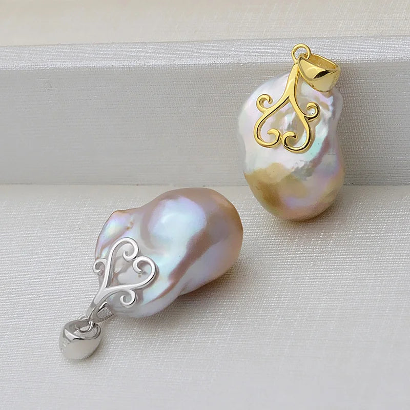 Irregular Nucleus Large Baroque Freshwater Pearl High Quality 15-16mm Big Size Loose Baroque Pearl