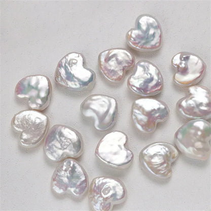 10-11mm Freshwater Baroque Pearl Heart Shape Natural Loose Pearls for Jewelry Making