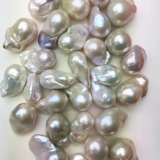 Irregular Shape Large Pearls Wholesale Nucleated Big Baroque Freshwater Pearl Low Price for Jewelry Making