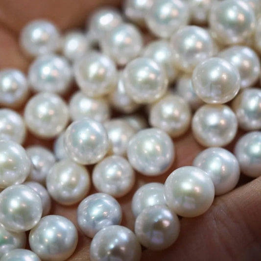 China Wholesale Loose Round Freshwater Pearls 8-8.5mm 3A Quality White Natural Pearl Price for Jewelry Making