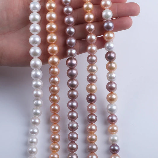 11-13mm AAA Grade Round Natural Edison Freshwater Pearls for Jewelry Making