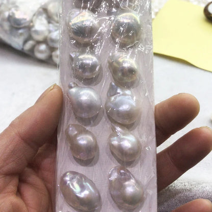 Irregular Natural Freshwater Pearl for Jewelry Making Large Size Loose Baroque Pearl Beads