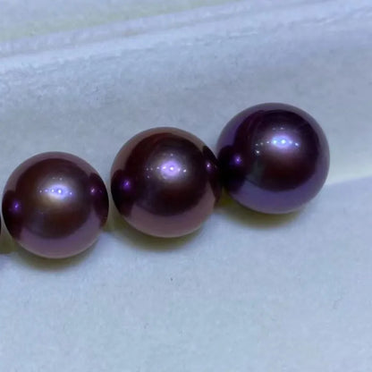 High Quality  10-11mm Natural Beads With Half Hole Loose Freshwater   Pearl for Necklace for Ring  Making Jewr