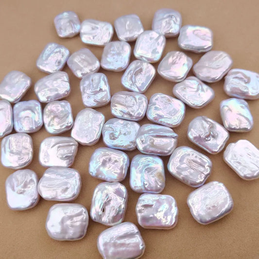 Natural Freshwater Pearls square Baroque High Quality High Gloss Suitable for Earrings Pendant Necklace Factory Wholesale Price