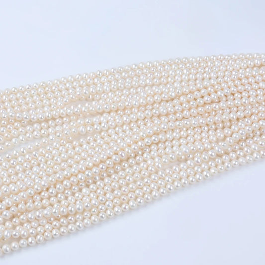 7-8mm Wholesale Natural Potato Shape Beads Freshwater Pearl String