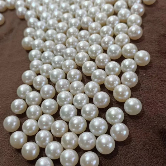 High Quality Round 3a of Origin Bulk Half Hole Natural Freshwater Pearls Are Sold at a Low Price