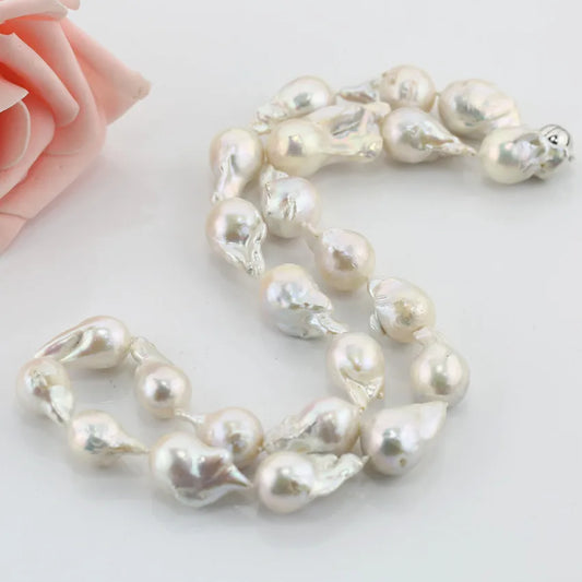 15-17mm Large Huge Size Fresh Water Pearl Necklace Price
