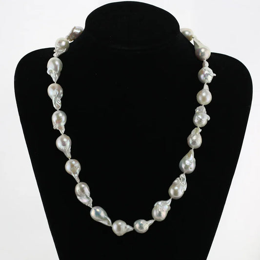 15-17mm Large Huge Size Fresh Water Pearl Necklace Price