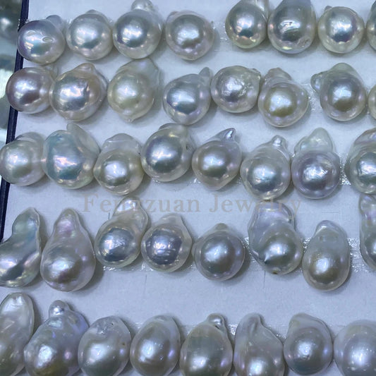 High Quality 2A Irregular Shape Large Size Baroque Freshwater Pearl 9mm~18mm Loose Natural Baroque Pearls for Making Jewelry