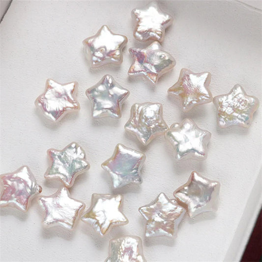 2A 10-11mm Five-pointed Star Shape Freshwater Pearl Loose Beads for DIY Beads Accessories