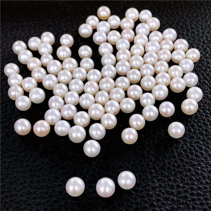 Natural Freshwater Pearls 8-9mm 4A Grade Charming Round Loose Pearl Beads for Necklace Earrings Jewelry Making
