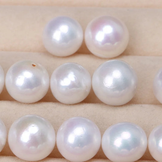 White Color Natural Freshwater Pearl 9mm 10mm 11mm Round Pearl High Luster Loose Price Jewelry for Round Pearl Necklace