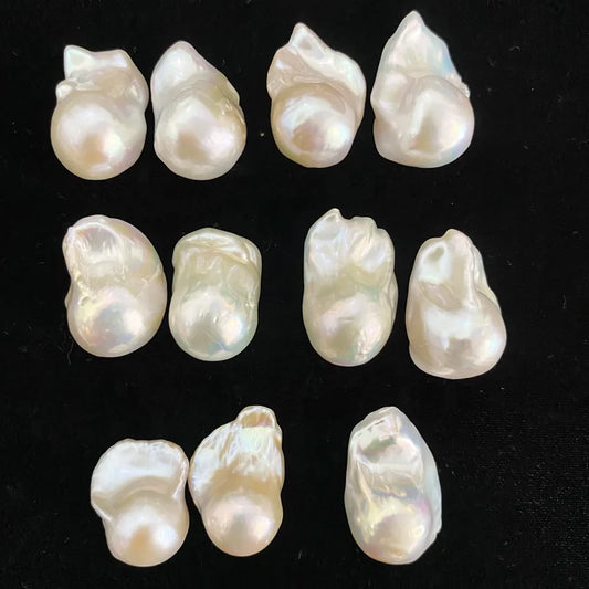 Zhuji Cultured Freshwater Baroque Pearls for Earring Ring Pendants Jewelry Making Natural Baroque Pearl Loose Beads 4-~20mm