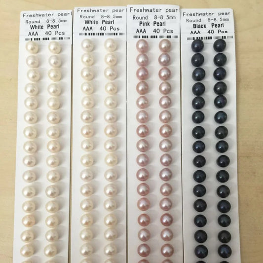 China Cultured 7mm-8mm White Round Freshwater Loose Pearls 4A Quality Natural Freshwater Pearl Best Price