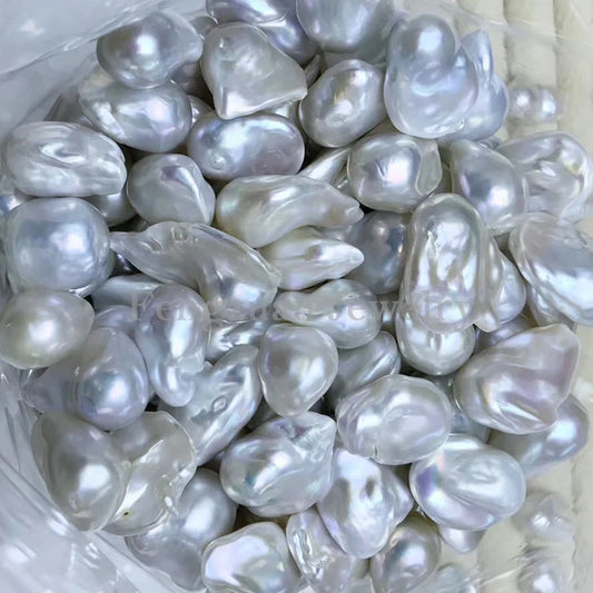 Factory Price14-15mmBaroque Pearls Big Size Irregular Shape Freshwater Pearl1A Quality White Color Loose Beads for Pearl Pendant