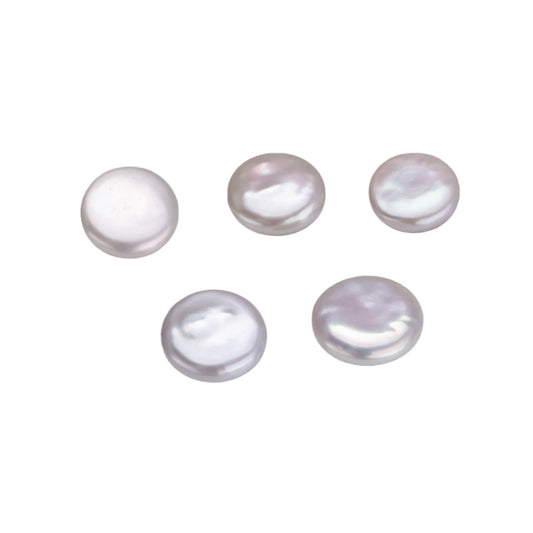 Wholesale 4A High Luster Flatback Pearl Button Pearl 2-13mm Natural Freshwater Loose Button Pearl for Jewelry Making
