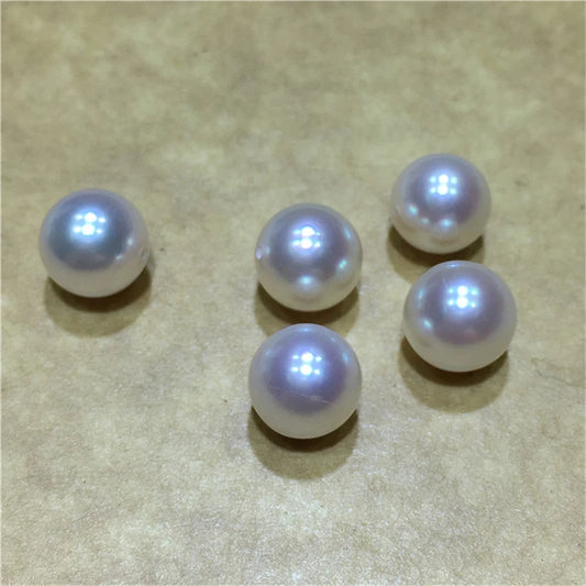 1A Quality Big Size Edison Pearl China Natural Round Loose Freshwater Pearl White Round Half-Hole Hot Sale 11-15mm