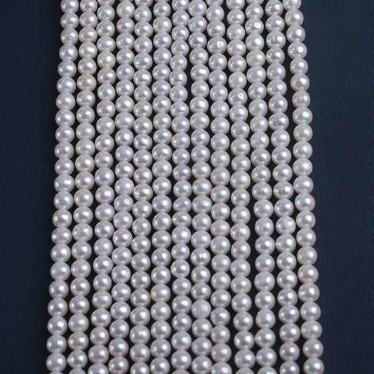6-7mm Round Shape Freshwater Natural Round Pearls for Jewelry Making