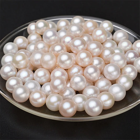 Low Price Wholesale and Retail Pearl 2-11mm 3A White Natural Freshwater Round Cultured Loose Pearl for Necklace