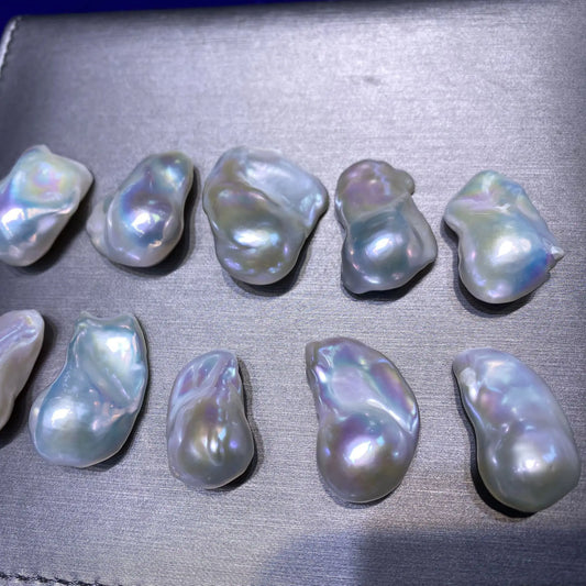 Wholesale Good Quality Loose Baroque Freshwater Pearl 9-19mm Size White Natural Irregular Shape