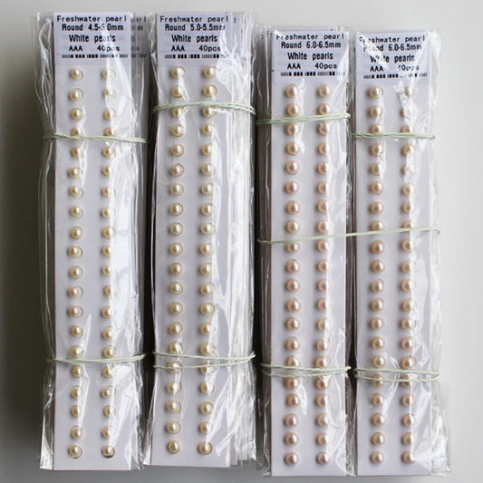 White Loose Pearls  Round 2a 3a 7-7.5mm-8-8.5mm Natural Freshwater Pearl Beads Price