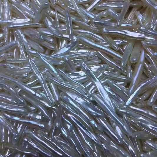 Good Gloss Width 5-6mm Length 23-28mm Long Toothpick Natural Fresh Water Stick Pearls for Jewelry Making