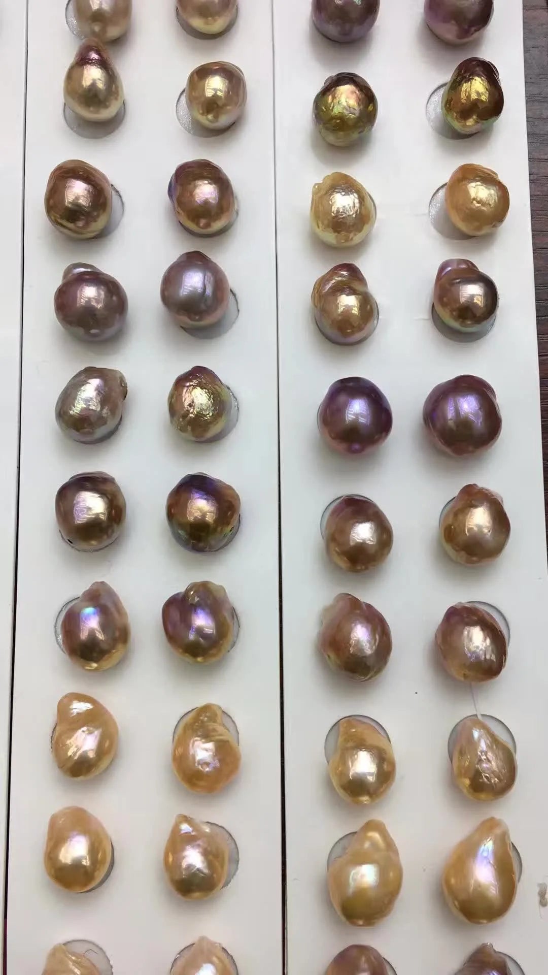 Baroque Pearl 11mm to 14mm a 2A 3A Natural Freshwater White Pink Purple Baroque Pearl for Earrings Pendants