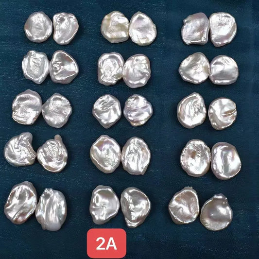 Hot Sale 2A 3A Baroque Freshwater Pearls 13-19mm White Color Irregular Shape Natural Loose Beads for Jewelry Making Keshi Pearls