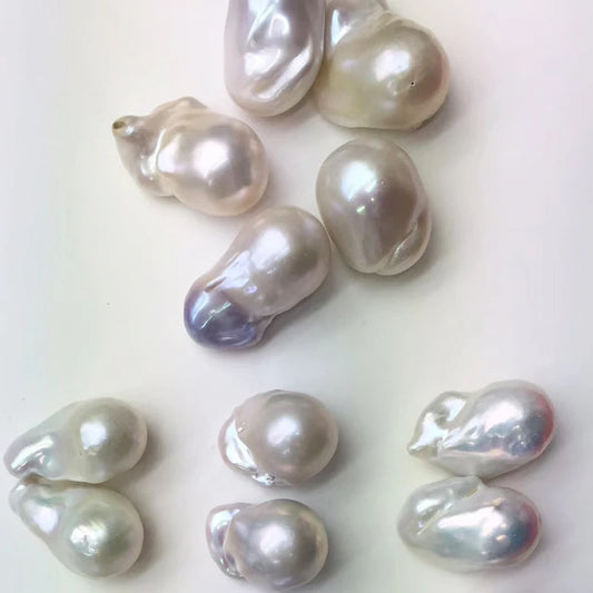 Wholesale Price Natural Loose Baroque Pearl 10-17 mm Full Hole 1A-3A Irregular Baroque Pearl