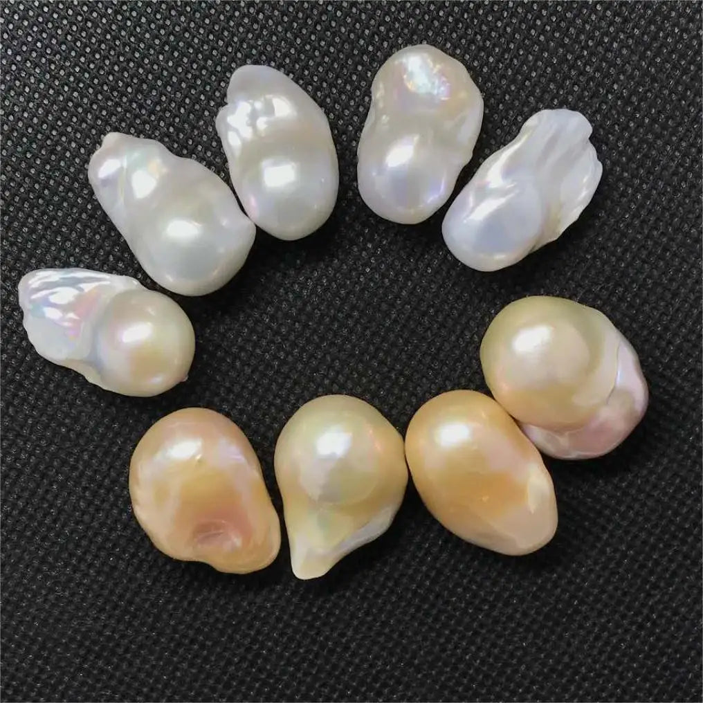 Wholesale High Quality Large Natural Freshwater Pearls 10-15mm Irregular Baroque Pearls for Ring and Necklace Making