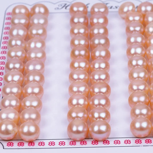 Wholesale Loose Freshwater  Button Pearls  Beautiful Button Pearls for Making Jewelry