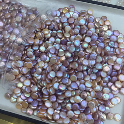 High Quality 3A Colourful Coin Baroque Pearl Natural Freshwater Loose Pearls ForJewelry Making Wholesale Price