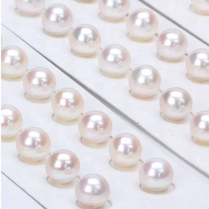 China Natural 9-10mm Round Shape  Freshwater Pearls High Fashion Freshwater Pearl for Making Necklace